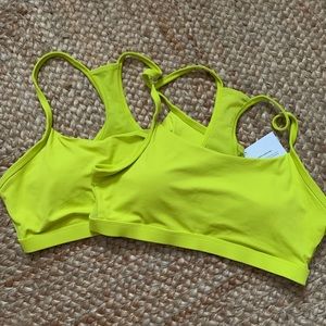 Lot of 2 Fabletics sports bras medium